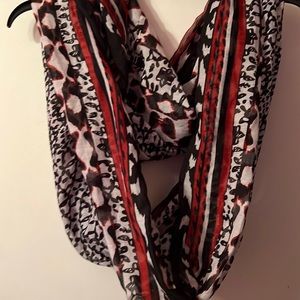 3/$20  Infinity scarf , pretty colored pattern